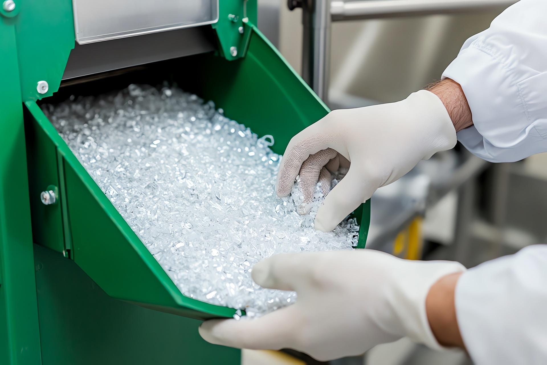 Granulatprobe in Laboranalyse | ETFE

